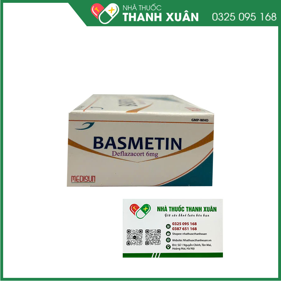 Basmetin thuốc điều trị hen, viêm khớp dạng thấp, Lupus ban đỏ, loét đại tràng, viêm dây thần kinh